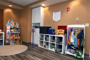 One view of the Play Therapy Space at JCS Park Heights
