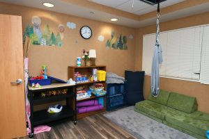 One view of the Play Therapy Space at JCS Park Heights